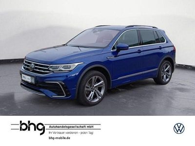 Blau Gebraucht 2022 VW Tiguan R-line SUV | 35.890 € (Fairer Preis)