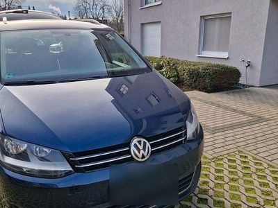Gebraucht VW Sharan 184 PS (135 kW) 2017 Blau Van / Kleinbus