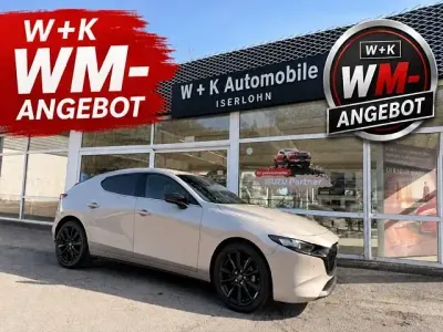 Neu Mazda 3 Homura-Line 140 PS (102 kW) 2025 Deep crystal blue Limousine