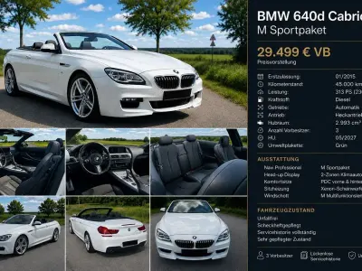 Gebraucht BMW 640 Cabriolet