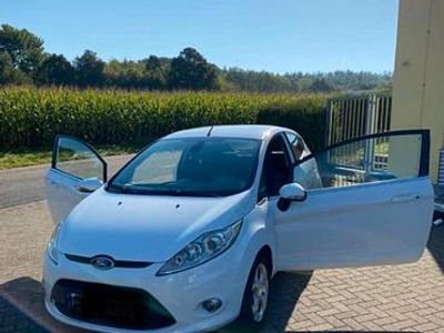 Gebraucht Ford Fiesta Titanium 60 PS (44 kW) 2009 Weiß Kleinwagen