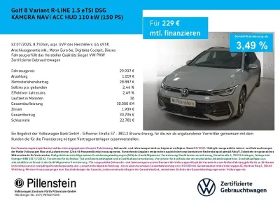 Gebraucht VW Golf VIII R-line 150 PS (110 kW) 2025 Grau Kombi