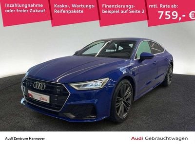 Second-hand Audi A7 S-Line 286 CP (210 kW) 2022 Albastru Berlinǎ