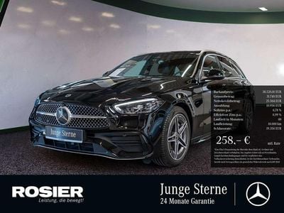 Gebraucht Mercedes C200 Advanced Plus 163 PS (119 kW) 2023 Schwarz / obsidianschwarz Kombi