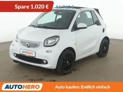 Gebraucht Smart ForTwo Cabrio Prime 90 PS (66 kW) 2019 Weiß Cabrio