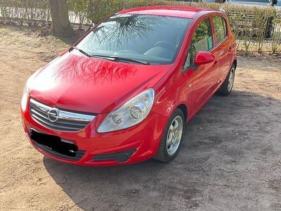 Brugt Opel Corsa 80 HK (58 kW) 2008 Rød Hatchback