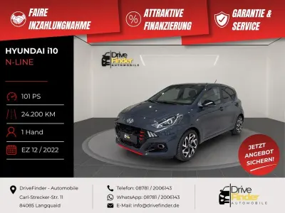 Gebraucht Hyundai i10 N Line 101 PS (74 kW) 2022 Grau Kleinwagen