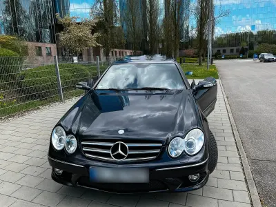 Gebraucht Mercedes CLK200 AMG 184 PS (135 kW) 2008 Schwarz Coupé