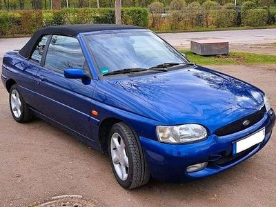Gebraucht Ford Escort Cabriolet Ghia 90 PS (66 kW) 1997 Blau Cabrio