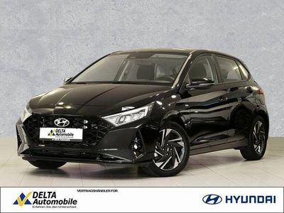 Gebraucht Hyundai i20 Trend 101 PS (74 kW) 2023 Aurora grey / met Limousine