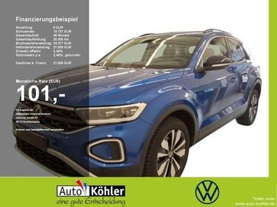 Gebraucht VW T-Roc Goal 116 PS (85 kW) 2024 Ravennablau SUV