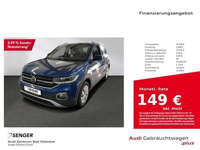Second-hand VW T-Cross Style 110 CP (80 kW) 2021 Albastru SUV