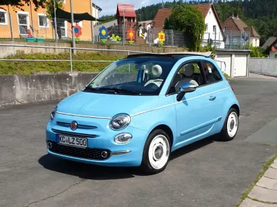 Gebraucht Fiat 500C 86 PS (63 kW) 2018 Blau Cabrio