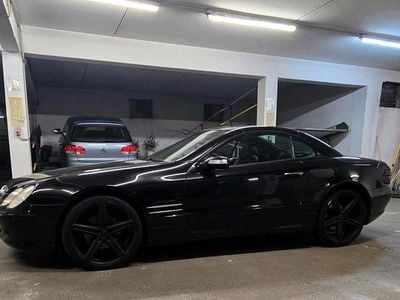 Usata Mercedes SL350 245 CV (180 kW) 2005 Nero Cabrio