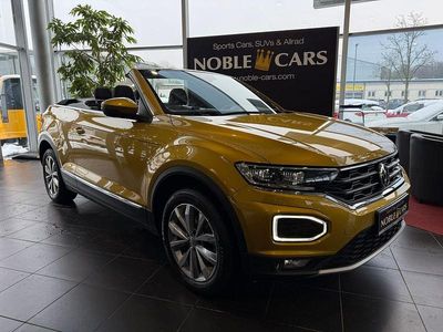 Gebraucht VW T-Roc Cabriolet Style 150 PS (110 kW) 2021 Kurkumagelb (metallic) Cabrio