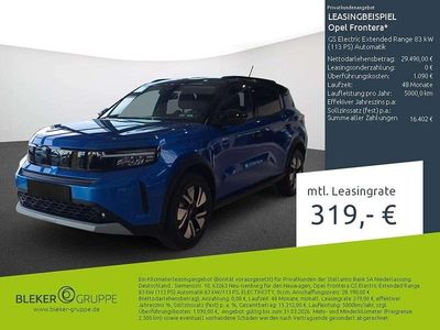Neu Opel Frontera 83 kW (113 PS) 2026 Effekt blau SUV
