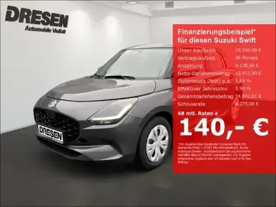 Neu Suzuki Swift Club 83 PS (61 kW) 2026 Grau Kleinwagen