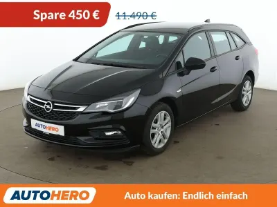 Brugt Opel Astra Edition 110 HK (80 kW) 2017 Sort Stationcar