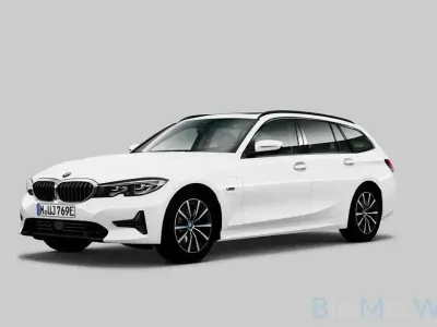 Brugt BMW 330e Sport Line 292 HK (214 kW) 2022 Hvid Stationcar