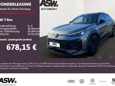 Neu VW T-Roc Cabriolet R-line 150 PS (110 kW) 2026 Grau SUV