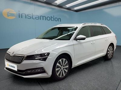 Gebraucht Skoda Superb 218 PS (160 kW) 2021 Weiß Kombi