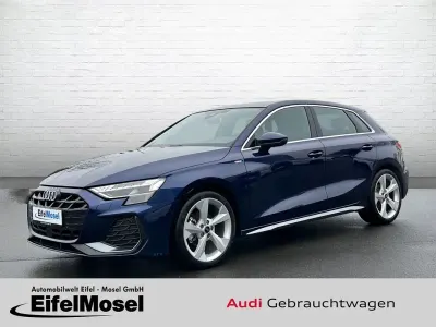 Second-hand Audi A3 S-Line 150 CP (110 kW) 2025 Albastru Berlinǎ