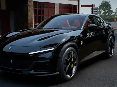 Nuova Ferrari Purosangue 725 CV (533 kW) 2026 Nero SUV