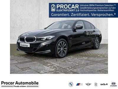 Gebraucht BMW 320e Sport Line 204 PS (150 kW) 2023 Schwarz Limousine