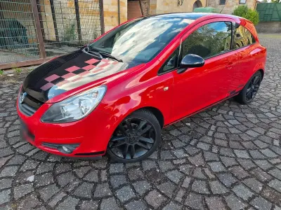 Gebraucht Opel Corsa 87 PS (63 kW) 2010 Rot Kleinwagen