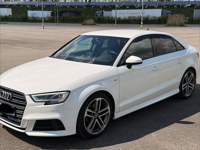 Używany Audi A3 S-Line 150 KM (110 kW) 2019 Biały Sedan/Limuzyna