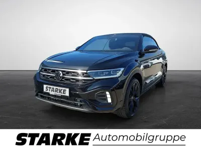 Neu VW T-Roc Cabriolet R-line 150 PS (110 kW) 2025 Schwarz (deep black perleffekt schwarz) Cabrio