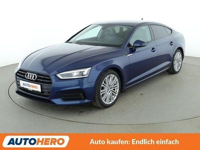 Gebraucht Audi A5 Sportback Sport 190 PS (139 kW) 2018 Blau Kleinwagen