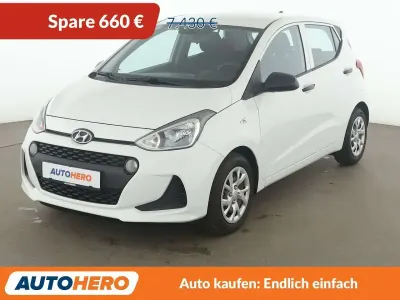 Gebraucht Hyundai i10 Basis 67 PS (49 kW) 2017 Weiß Kleinwagen