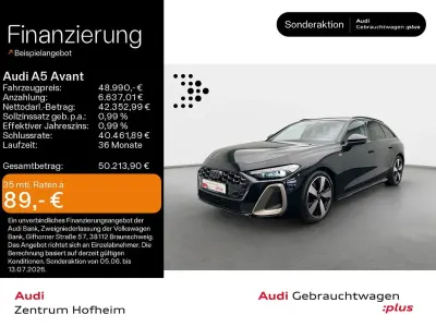 Gebraucht Audi A5 Edition .1 204 PS (150 kW) 2025 Mythosschwarz metallic Kombi