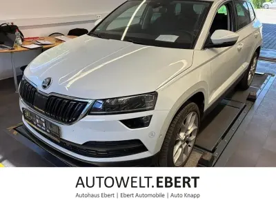 Używany Skoda Karoq Style 150 KM (110 kW) 2018 Biały SUV