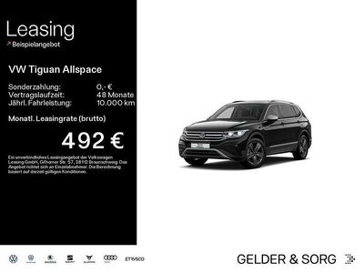 Gebraucht VW Tiguan Allspace Elegance 200 PS (147 kW) 2023 Deep black perleffekt SUV