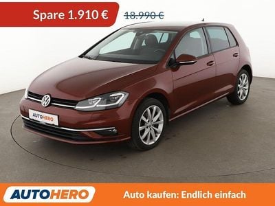 Gebraucht VW Golf VII Highline 150 PS (110 kW) 2019 Rot Limousine