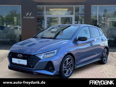 Neu Hyundai i20 N Line 101 PS (74 kW) 2025 Meta blue Kleinwagen