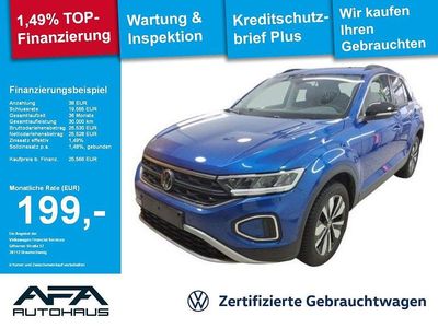 Gebraucht VW T-Roc Goal 150 PS (110 kW) 2024 Blau SUV