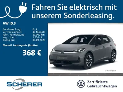 Neu VW ID.3 Life 125 kW (170 PS) 2026 Mondsteingrau Kleinwagen