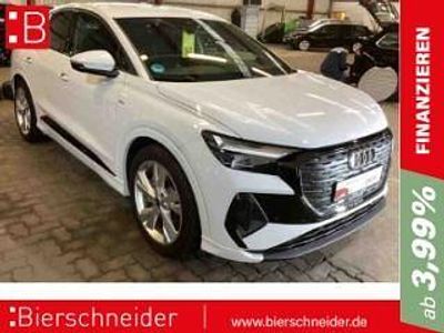 Weiss Gebraucht 2023 Audi Q4 e-tron S-Line SUV | 39.850 € (Teuer)