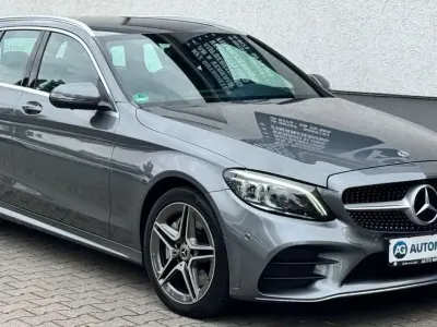 Gebraucht Mercedes C300 AMG 245 PS (180 kW) 2019 Selenitgrau Kombi