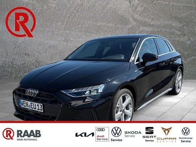Mythosschwarz metallic Gebraucht 2025 Audi A3 S-Line Limousine | 36.495 € (Guter Preis)