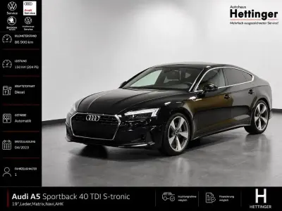 Gebraucht Audi A5 Sportback Ambiente 204 PS (150 kW) 2023 Schwarz Kleinwagen