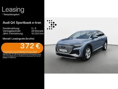 Gebraucht Audi Q4 Sportback e-tron S-Line 219 kW (299 PS) 2023 Blau SUV