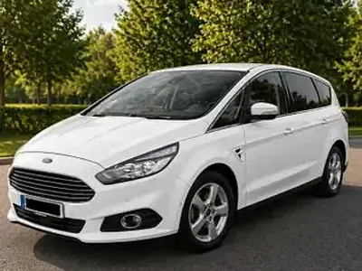 Gebraucht Ford S-MAX Titanium 150 PS (110 kW) 2017 Weiß Van / Kleinbus