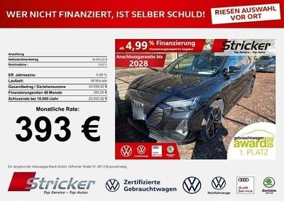 Gebraucht Audi Q4 Sportback e-tron S-Line 210 kW (286 PS) 2024 Mythosschwarz metallic SUV