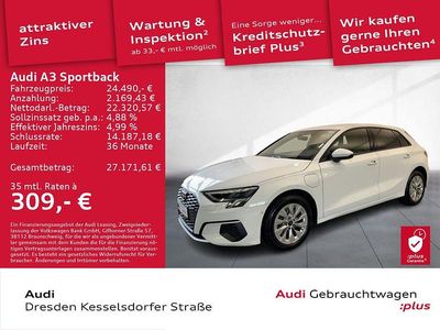 Gebraucht Audi A3 Performance 204 PS (150 kW) 2022 Weiß Limousine