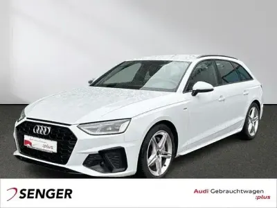Gebraucht Audi A4 S-Line 204 PS (150 kW) 2023 Gletscherweiß metallic Kombi