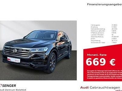 Gebraucht VW Touareg Edition 231 PS (169 kW) 2020 Schwarz SUV